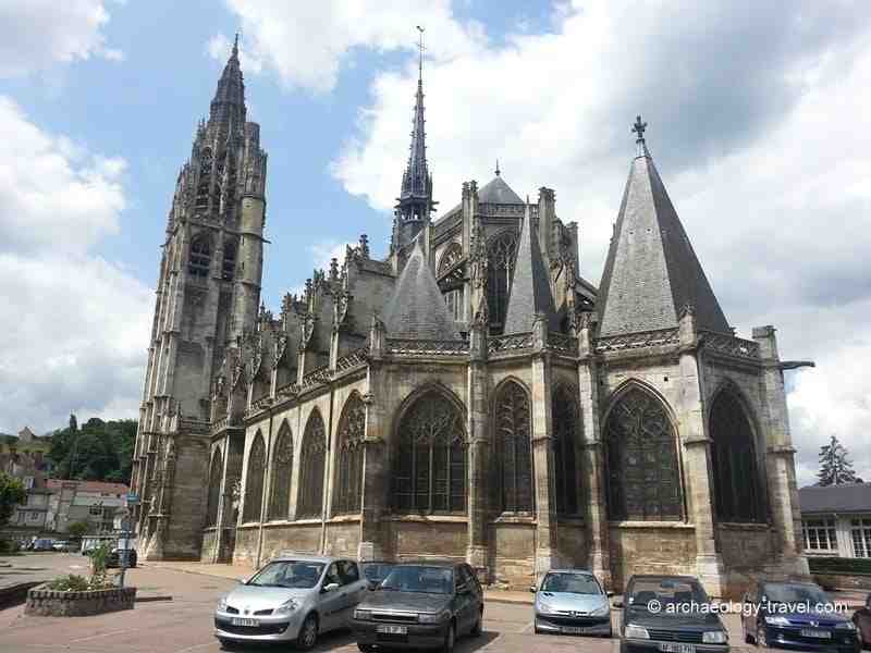 church, caudebec, en, caux