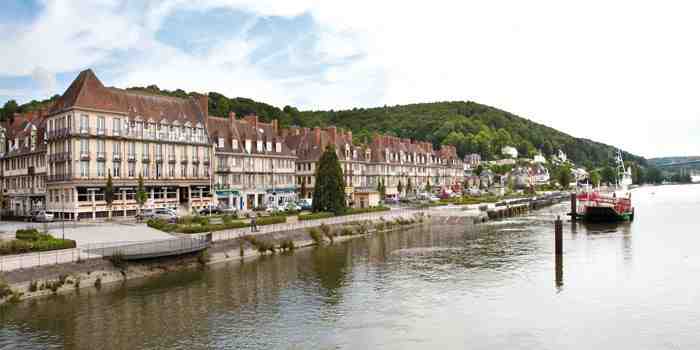 caudebec, en, caux, ville